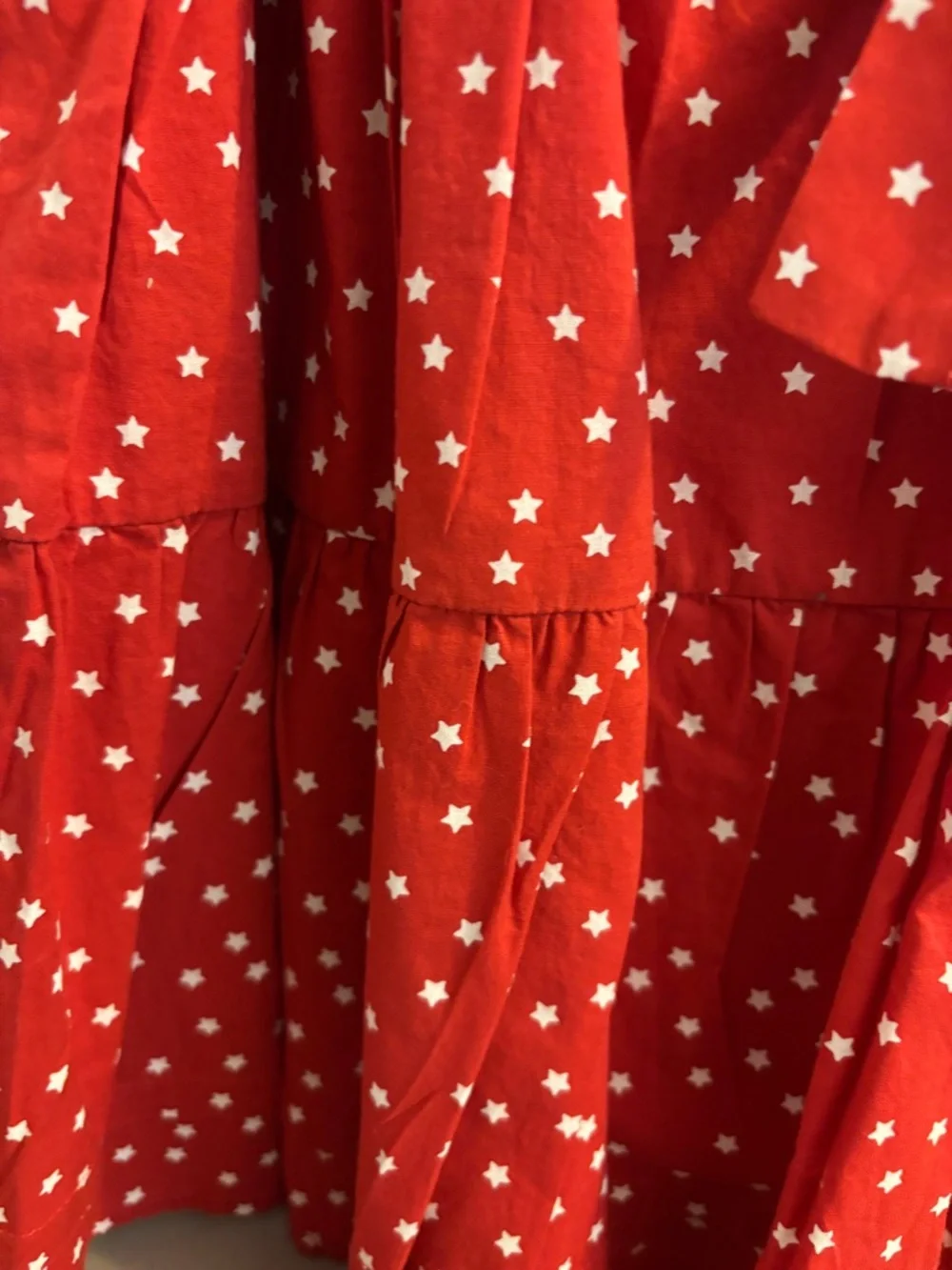 GAP Kids Red Star Print Dress with White Stars
